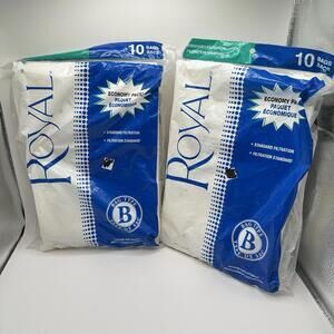 2x Royal Type B Vacuum Bags - 2066247001 10 Pack (20 Total)